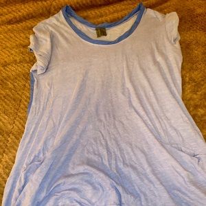 Left of Center gorgeous blue crew neck t shirt😍